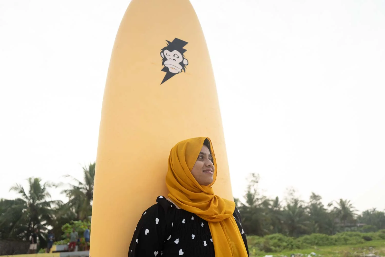 ThunderMonkey school softboard with surfer